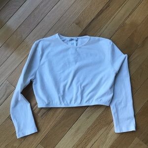 Kikiriki crop top cropped white shirt